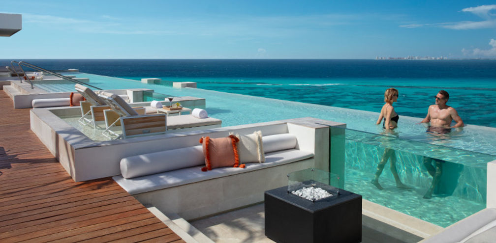 Impression Isla Mujeres, México, luxury, resort, oceanfront, ocean, water, view, hotel, infinity pool