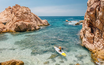 Paddleboarding and kayaking in Los Cabos